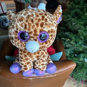 Ty Safari Giraffe Large Plush Stuffed Animal. Never left our nonsmoking home.